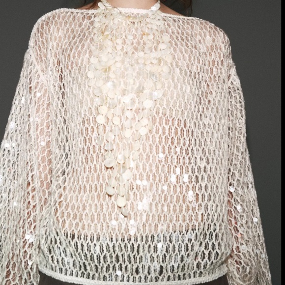 Zara sequin top - Picture 2 of 16